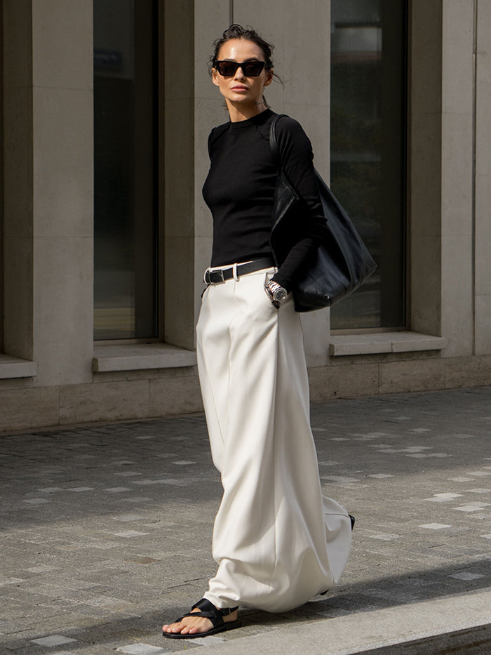 Katharine™ | H‑Line Sleek Midi Skirt