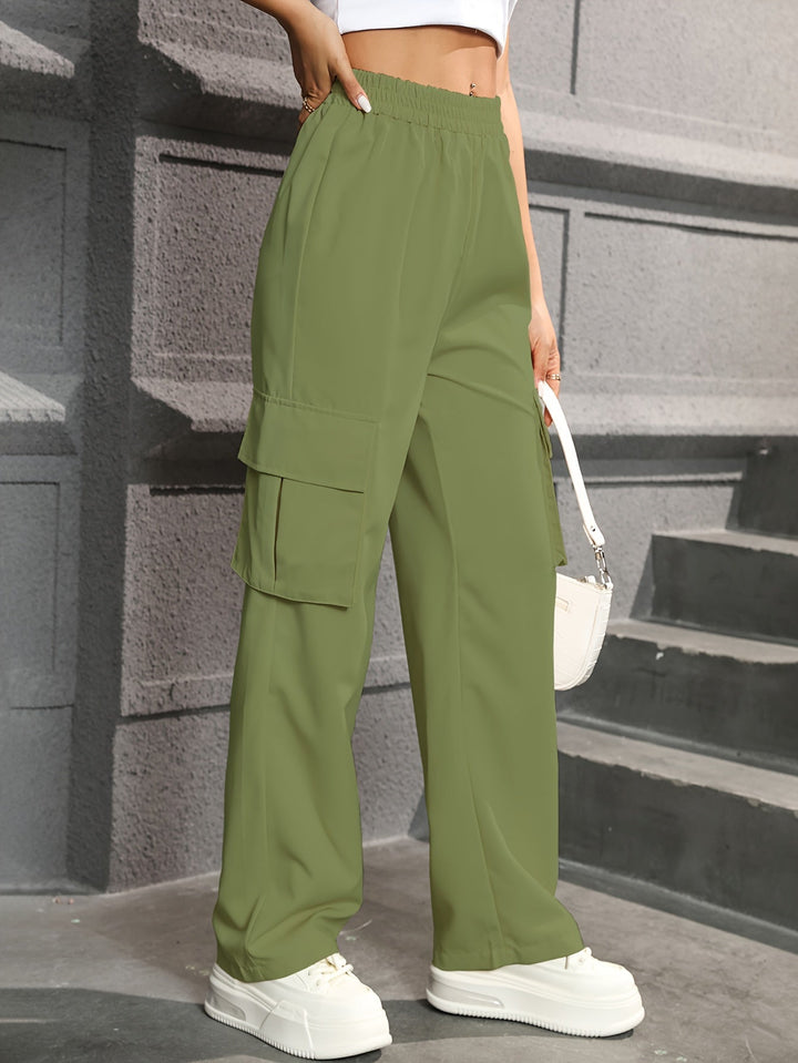 Elyra | Straight Leg Cargo Pants