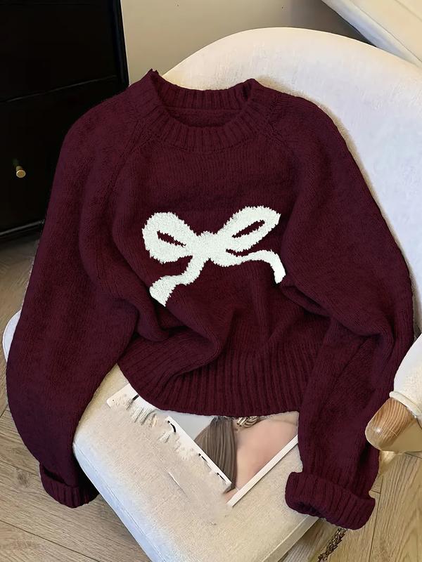 GRACIE™ - Elegant Bow Knit Sweater for Fall & Winter Fashion
