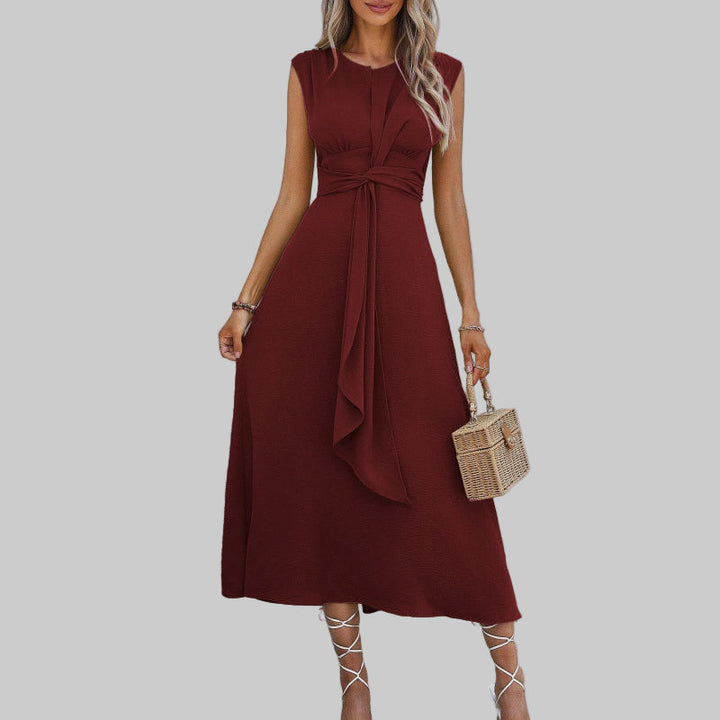Eve - Elegant Sleeveless Round Neck Maxi Dress