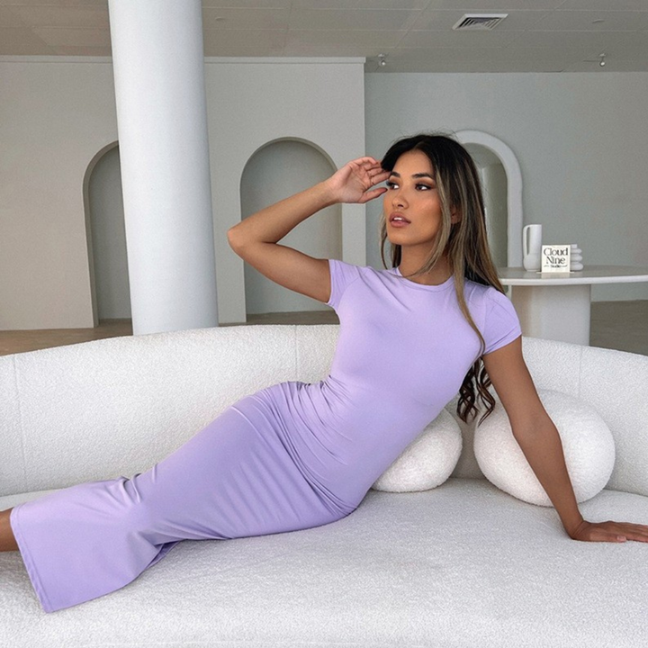 Ingrid - Casual Slim Fit Summer Maxi Dress