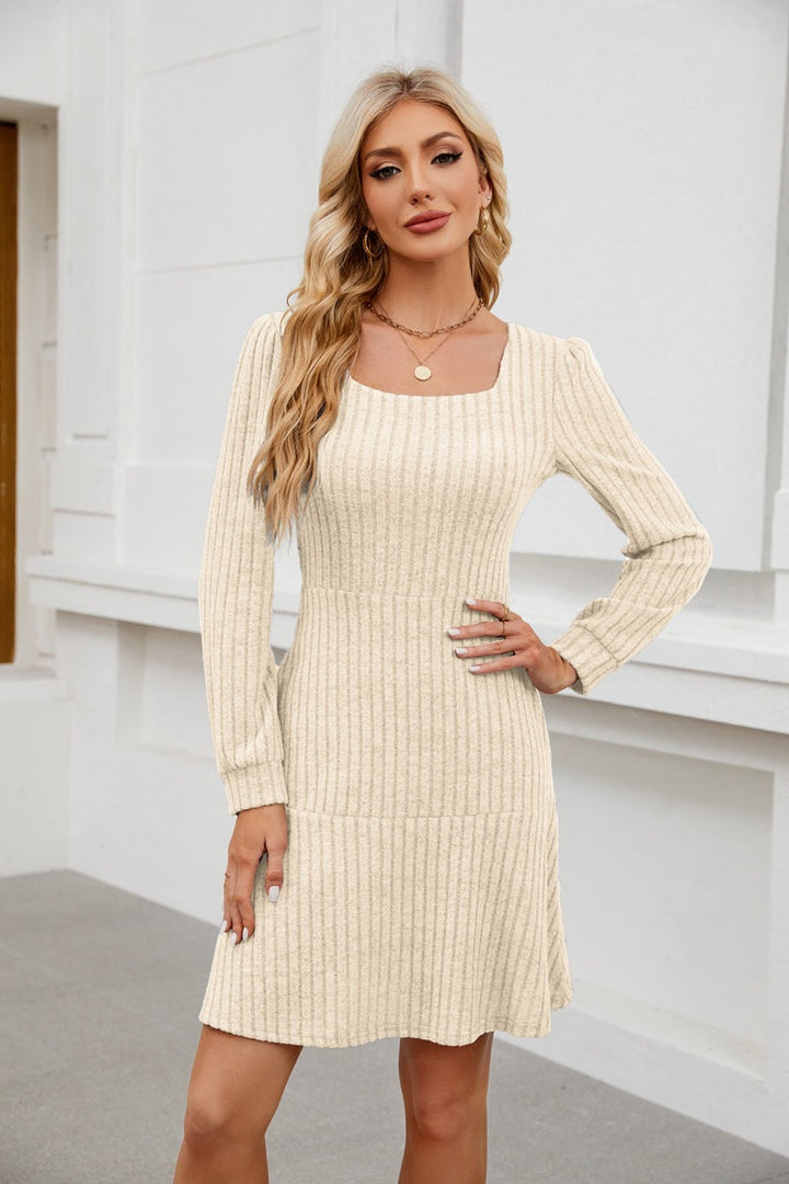 Elena - Cozy Fall Babydoll Dress