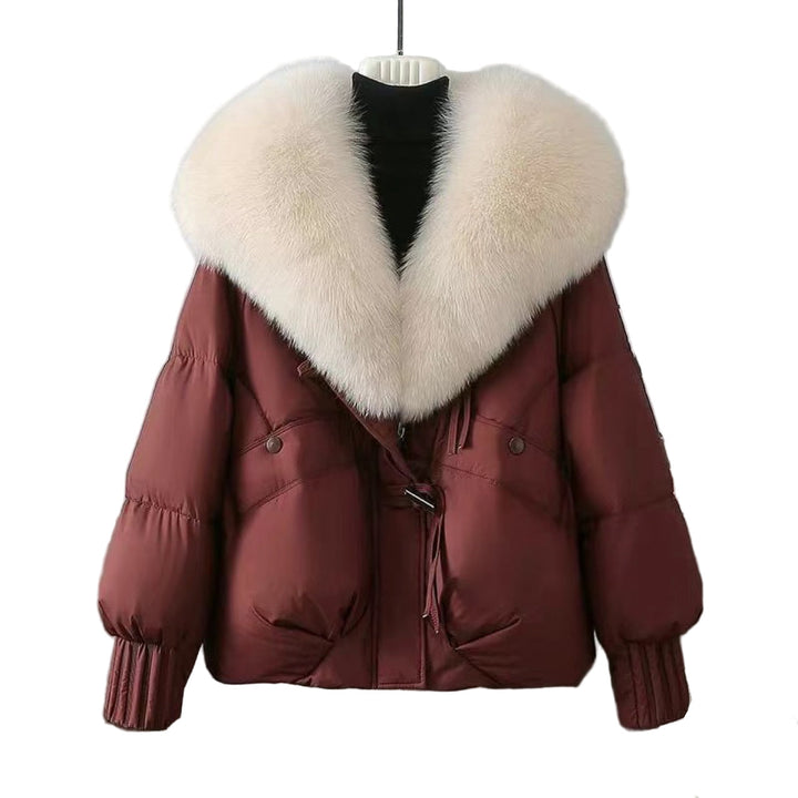 ELIZA™ - Winter Short Fur Collar  Jacket