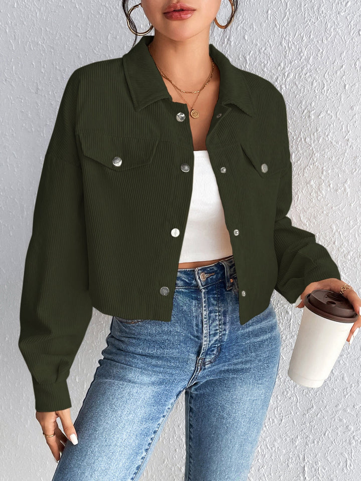 TALLULAH™ – Vintage Collared Button-Up Jacket