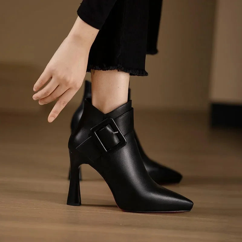 Camille Ankle Buckle Boot