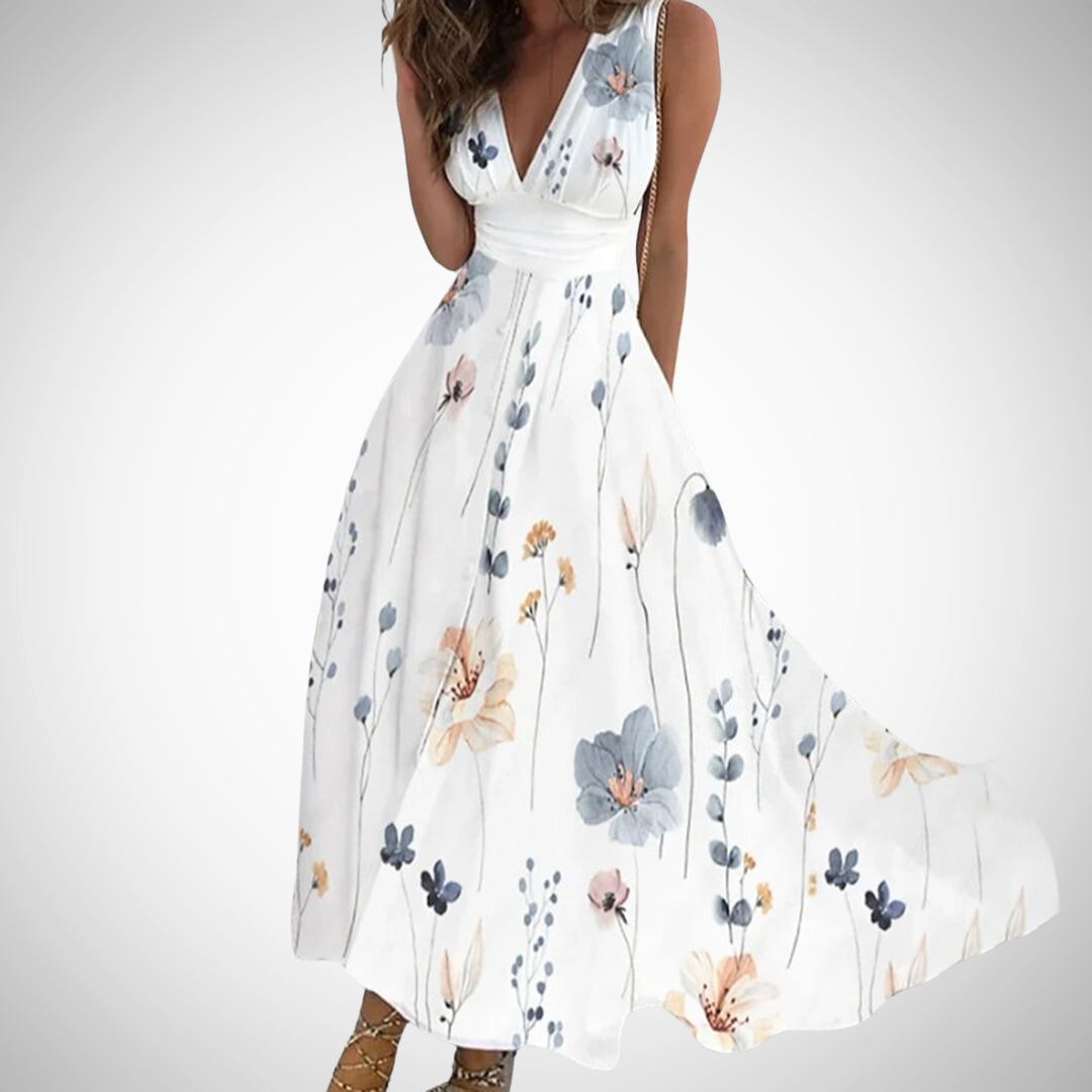 Leonie - Timeless Floral Maxi Dress