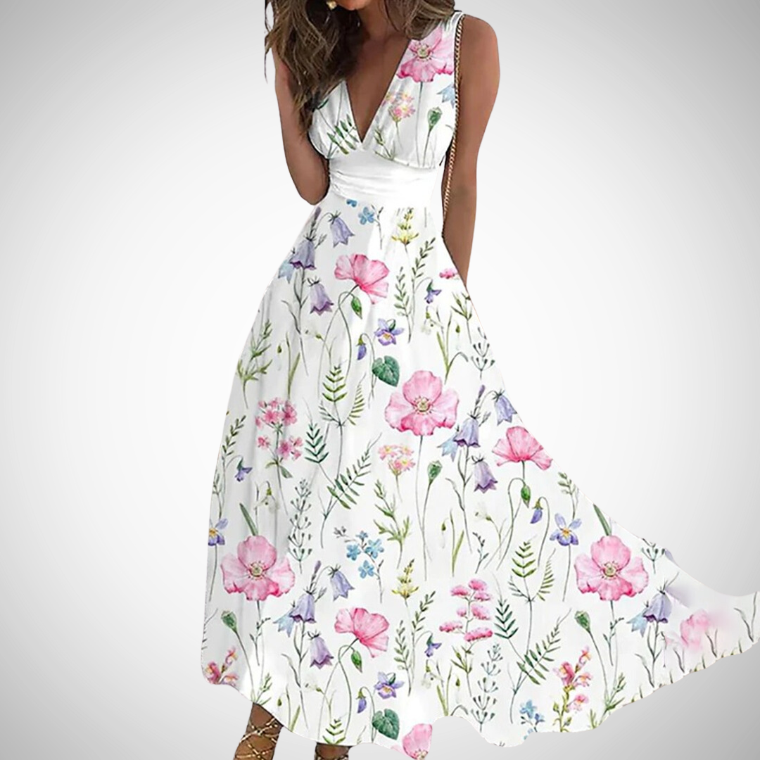 Leonie - Timeless Floral Maxi Dress