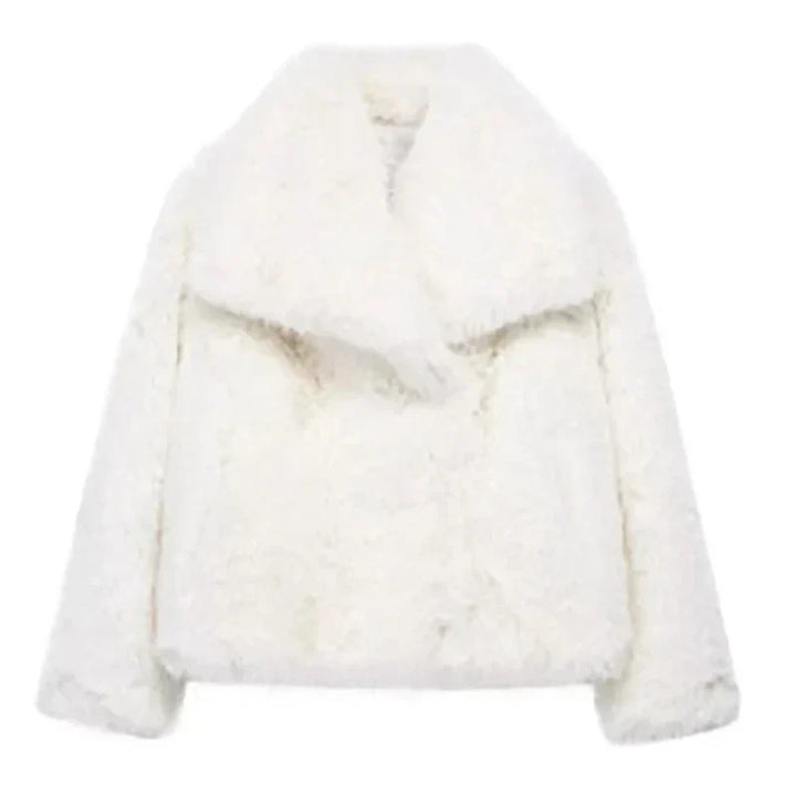 Charnotte | Women’s Chic Faux Fur Winter Jacket