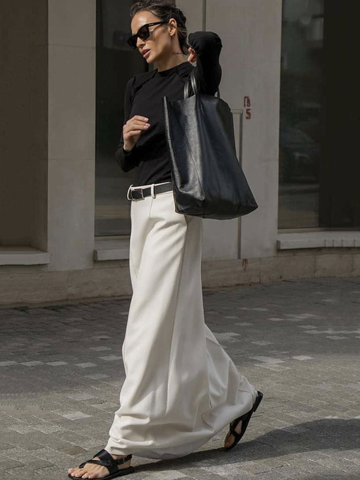 Katharine™ | H‑Line Sleek Midi Skirt