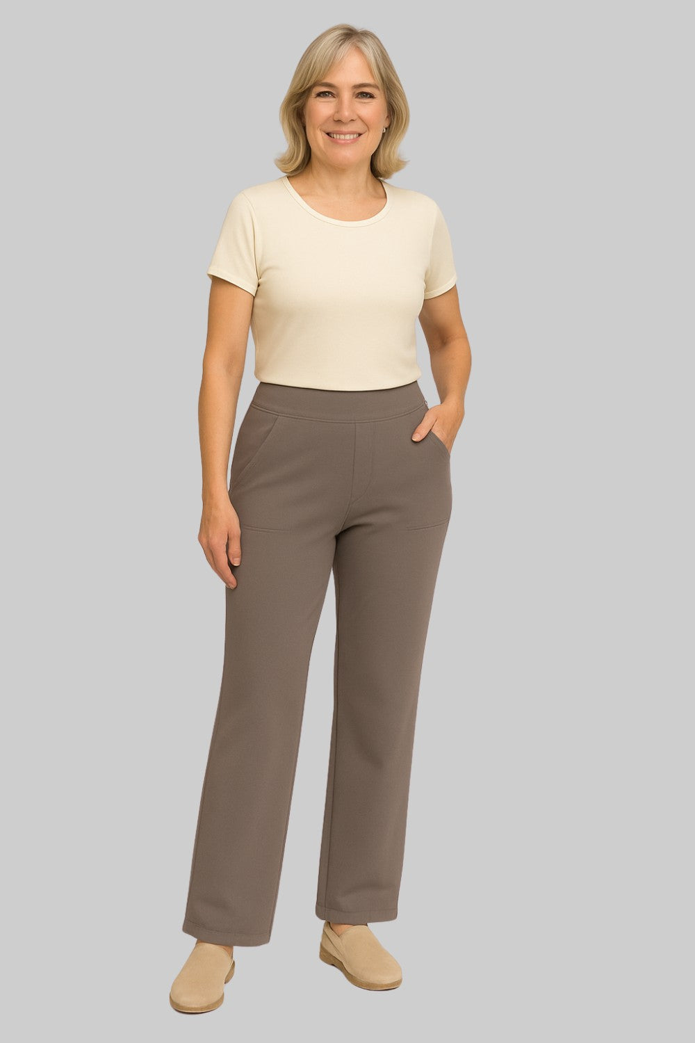 Eleanor | Cozy Stretch Trousers for Women